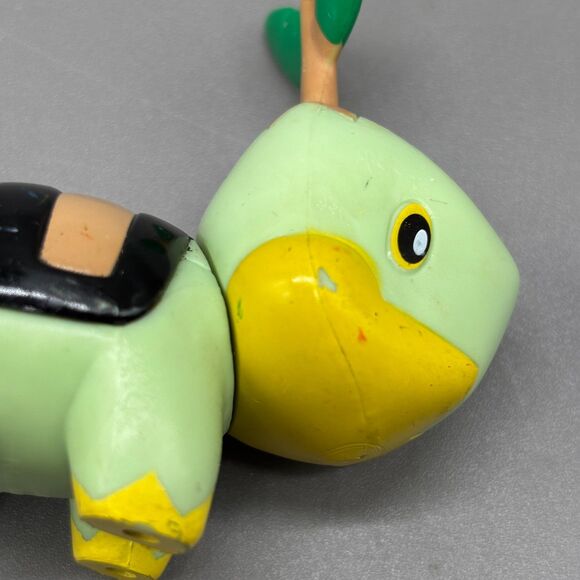 Turtwig Pokemon Figure 2007 Jakks Pacific Vinyl Toy Gen 4 Diamond Pearl Series - Picture 6 of 8